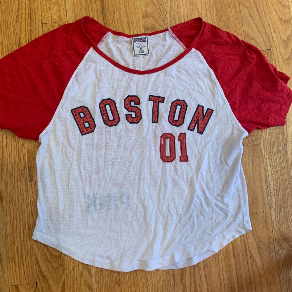 Red Sox pink tee